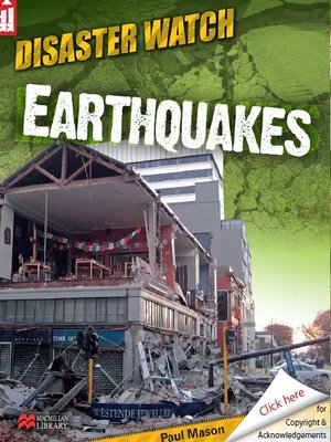 cover image of Disaster Watch: Earthquakes